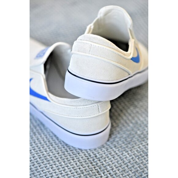 New! Size: 6.5 Men - Nike Zoom Stefan Janoski+ Slip SB Summit White Hyper Royal - Picture 4 of 16